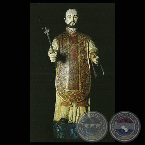 SAN IGNACIO DE LOYOLA - TALLA JESUITA (Colección MANUEL A. DUARTE PALLARÉS)